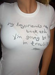 Chris posting pics of her tits