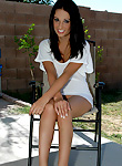 Corin Riggs wearing no panties