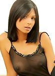 Karla shows off her incredibly hot body in her see through black outfit