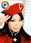Rei Mizuna in a cosplay uniform ready to get fucked hard