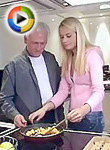 Grandpa pounding her tight pussy