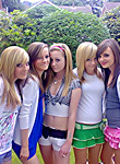 Slutty amateurs exposing their teen tits