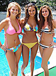 Campus cuties show their perfect boobs