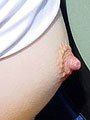 Puffy nipple teen in a wet t-shirt